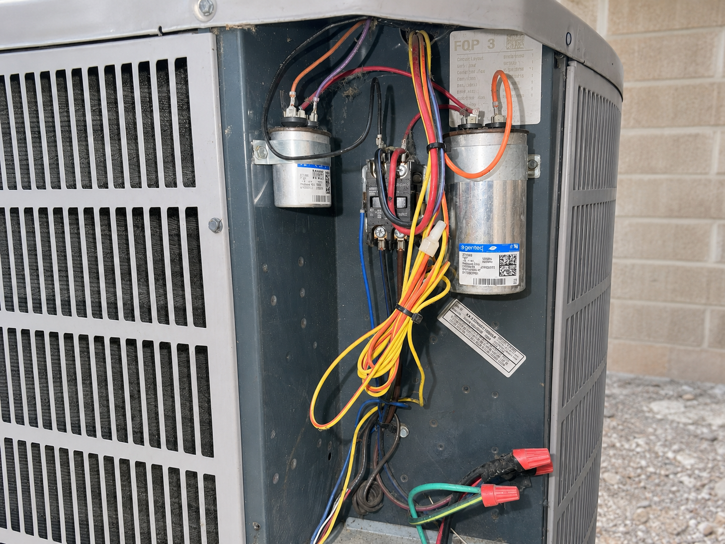 HVAC electrical component inspection